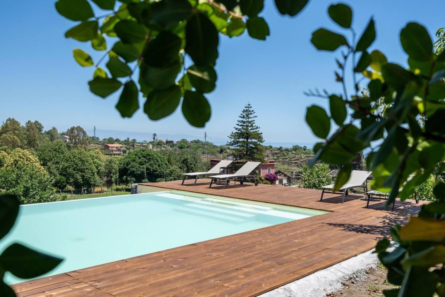 Villa Persea Santa Venerina Buitenkant foto