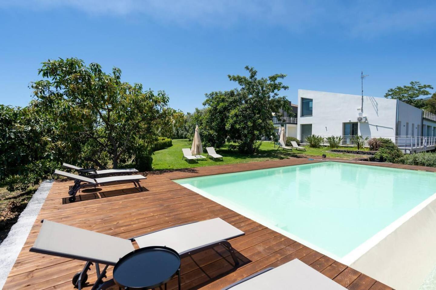 Villa Persea Santa Venerina Buitenkant foto